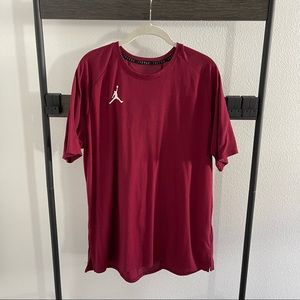 Mens XL Jordan Tee - Burgundy